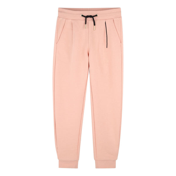 Girls Pink Elastic Waistband Jogger