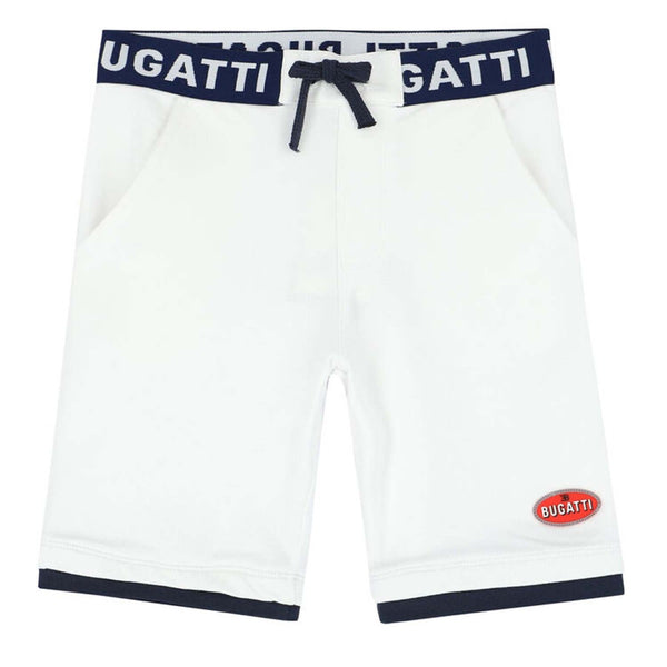 Boys White Logo Shorts