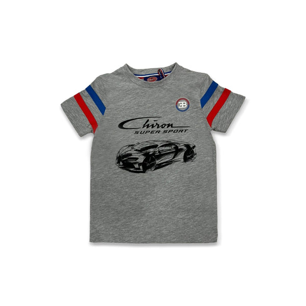 Boys Grey Sports Car Print T-Shirt