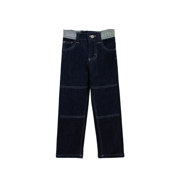Boys Dark Blue Stretch Denim Jeans