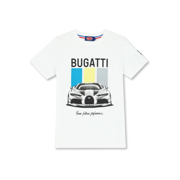 Boys White Logo-Print T-Shirt