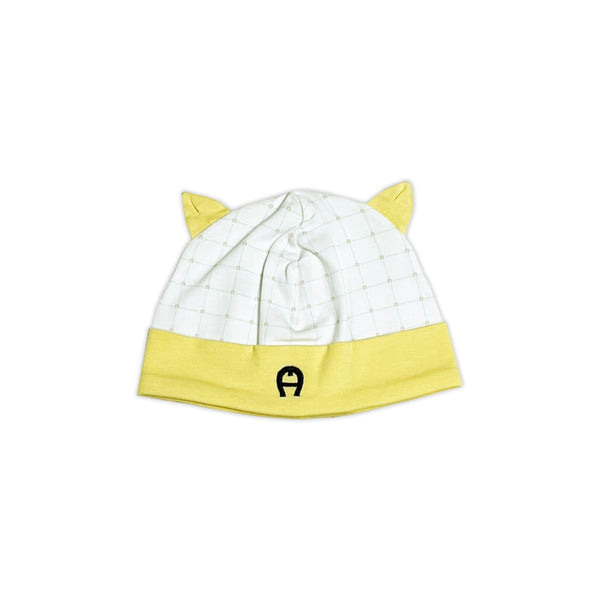 Baby Unisex Yellow Logo-Print Cotton Hat