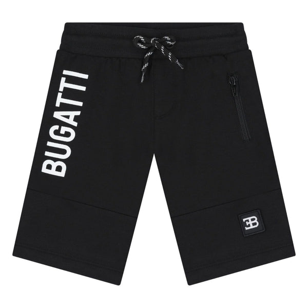 Baby Boys Black Logo-Print Shorts