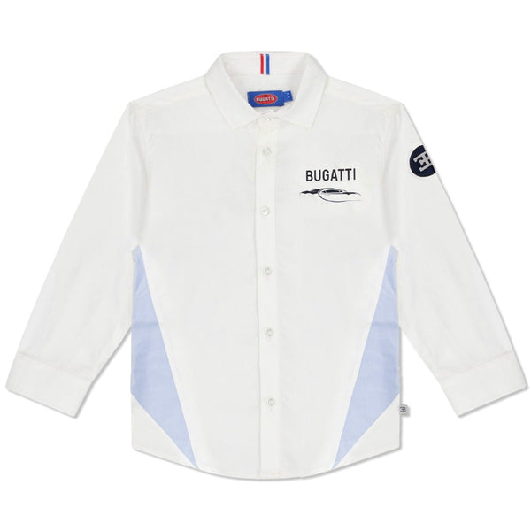 Baby Boys White Logo-Print Shirt