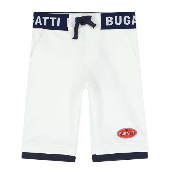 Baby Boys White Logo Shorts