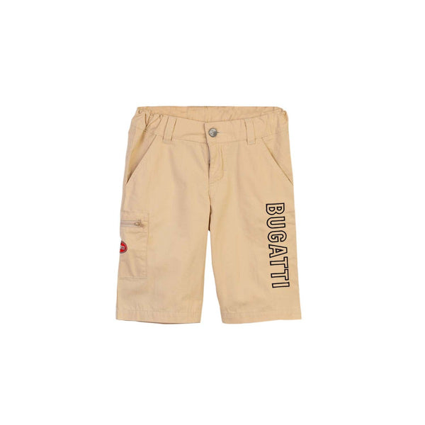 Boys Beige Logo Shorts