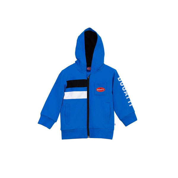 Boys Blue Logo Sweatjacket