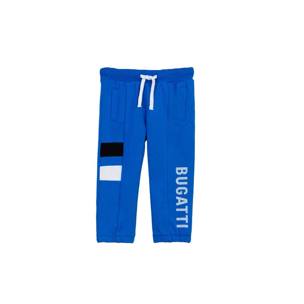 Boys Blue Joggers With Logo