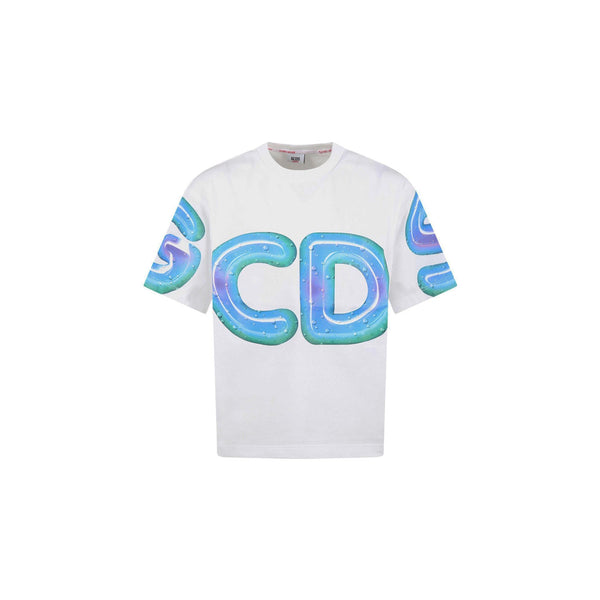 GCDS Kids White Short Sleeve T-Shirt