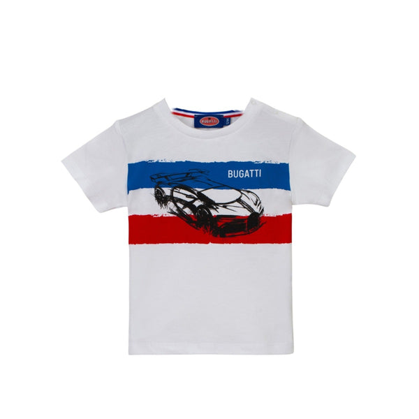 Boys White Logo Print T-Shirt