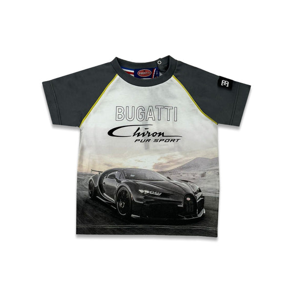 Boys Grey Sports Car Print T-Shirt