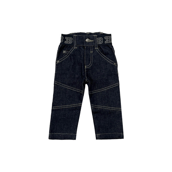 Baby Boys Denim Logo-Waiste Jeans