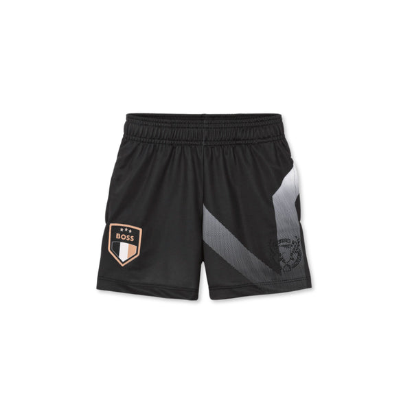 Boys Black Football Shorts