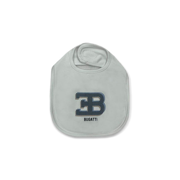 Baby Kids White Logo Print Bib