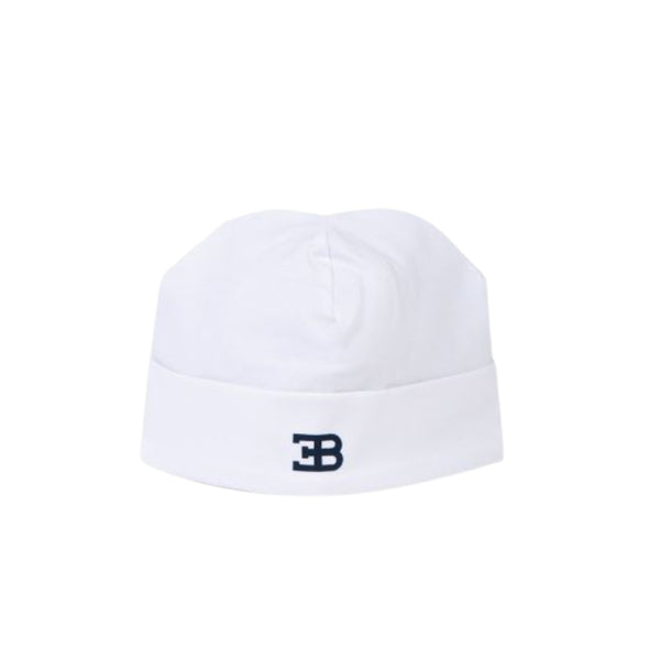 Baby Kids White Logo-Print Hat
