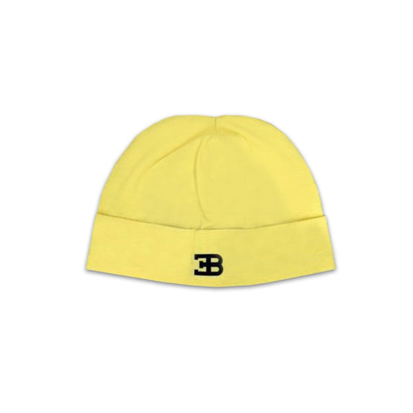 Baby Kids Yellow Logo-Print Hat