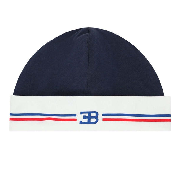 Baby Ettore Bugatti Logo Print Cap