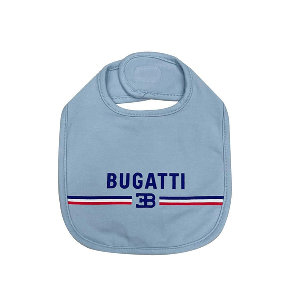 Baby Boys Blue Logo Bib