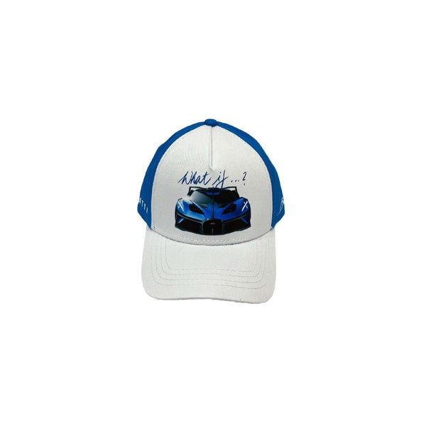 Blue And White Logo Cap