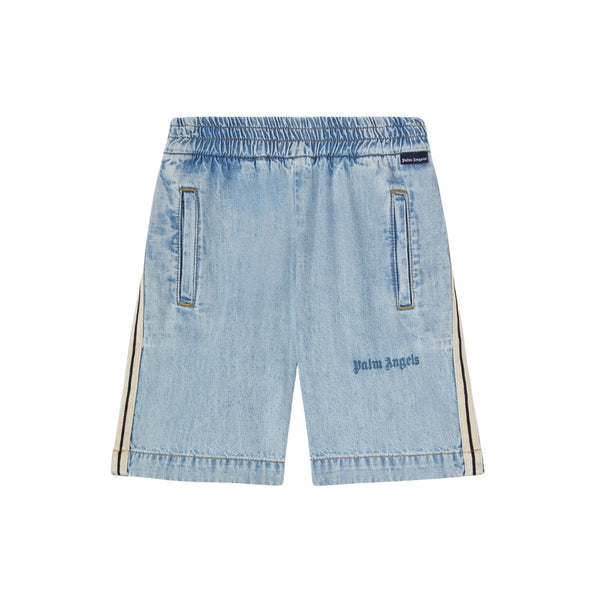 Boys Denim Blue Chambray Shorts