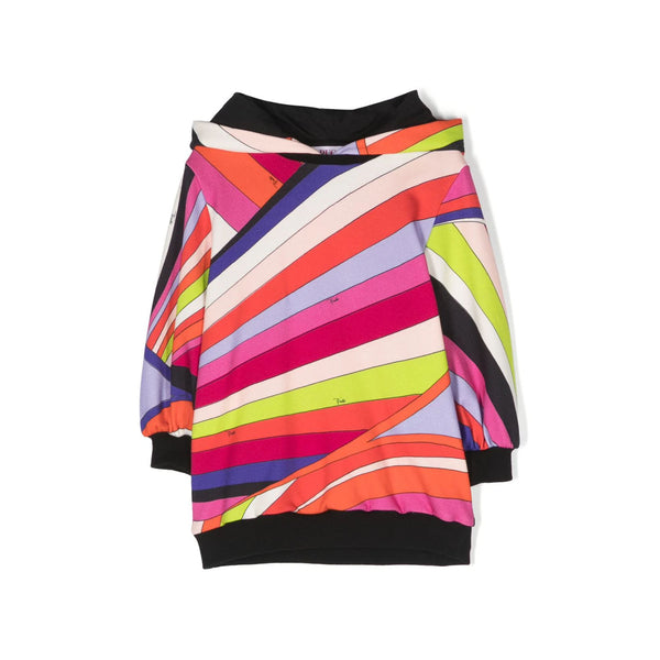 Girls Multi Color Full Sleeves Dress