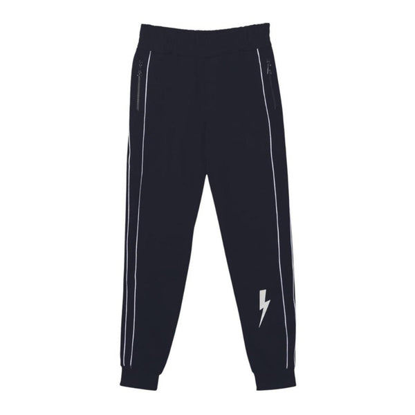Boy Logo Print Cotton Track Pants