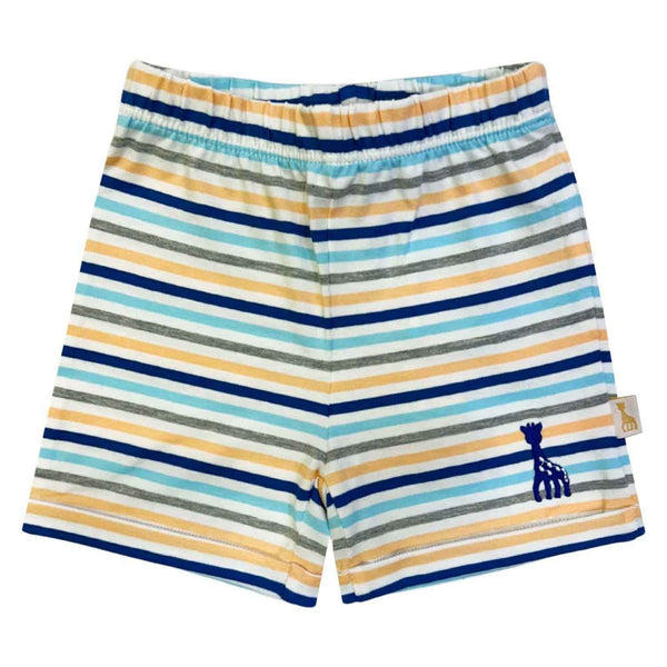 Baby Boys Multi-Color Embroidery Logo Shorts