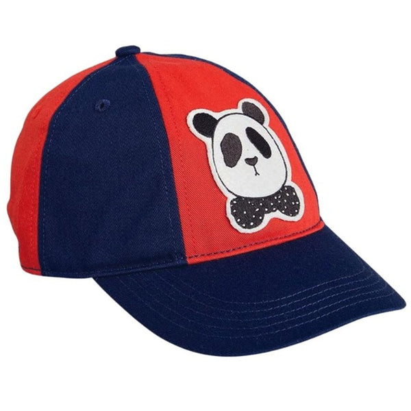 Blue & Red Panda Cap For Boys
