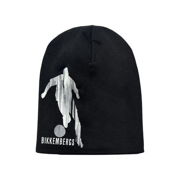 Boys Black Logo-Print Cotton Hat