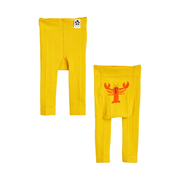 Girls Yellow Lobster Tights