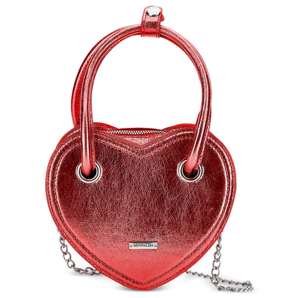 Girls Red Logo-Print Hand Bags
