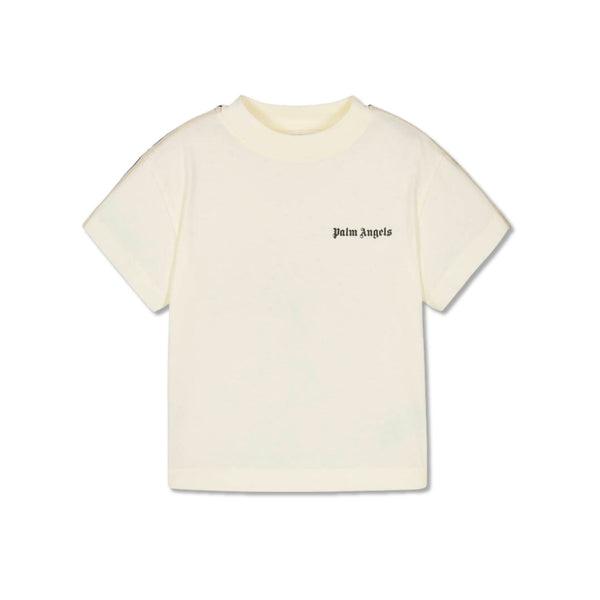 Boys Ivory Logo-Print Cotton T-Shirt