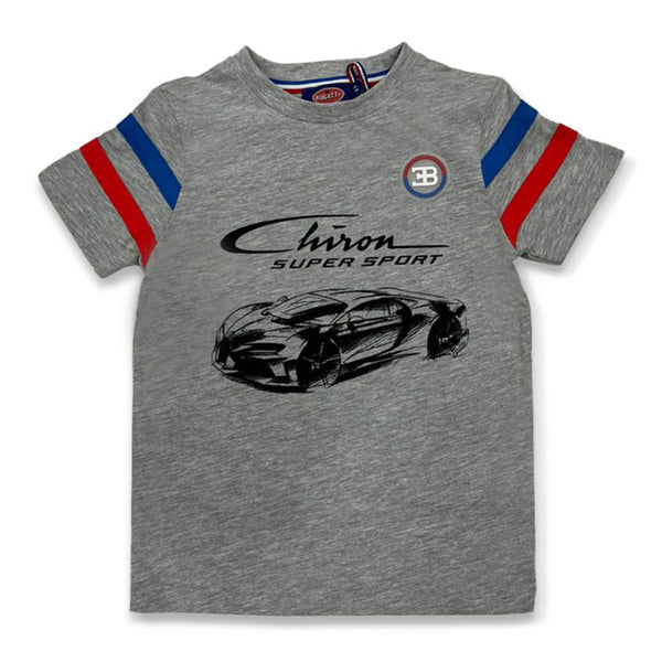Boys Grey Sports Car Print T-Shirt