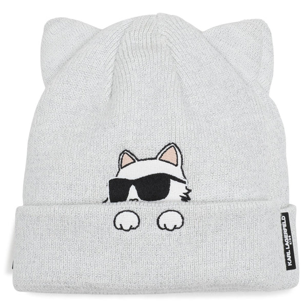Baby Unisex Graphic-Print White Beanie