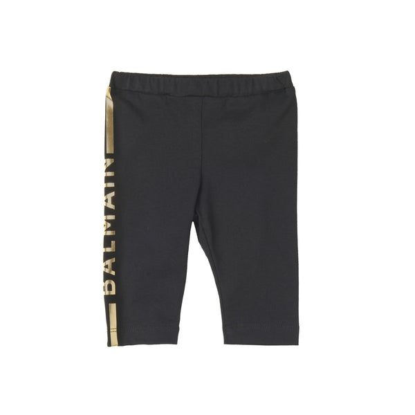 Baby Girls Gold Logo Leggings