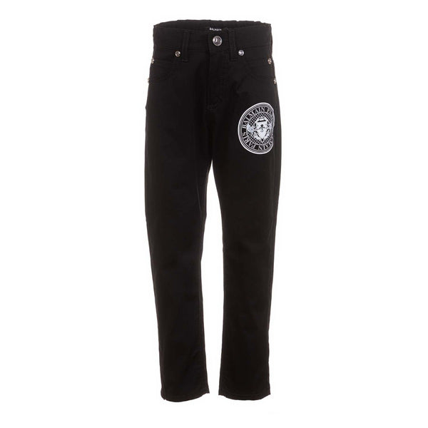 Girls Balmain Logo Denim