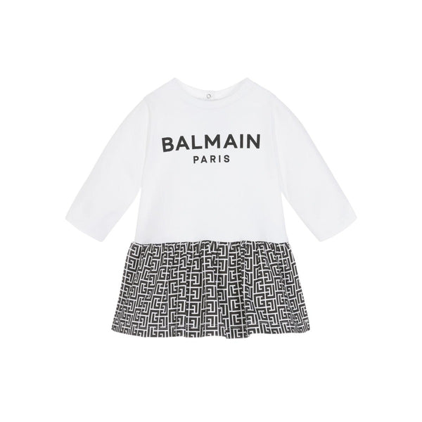 Baby Girls White Cotton Dress