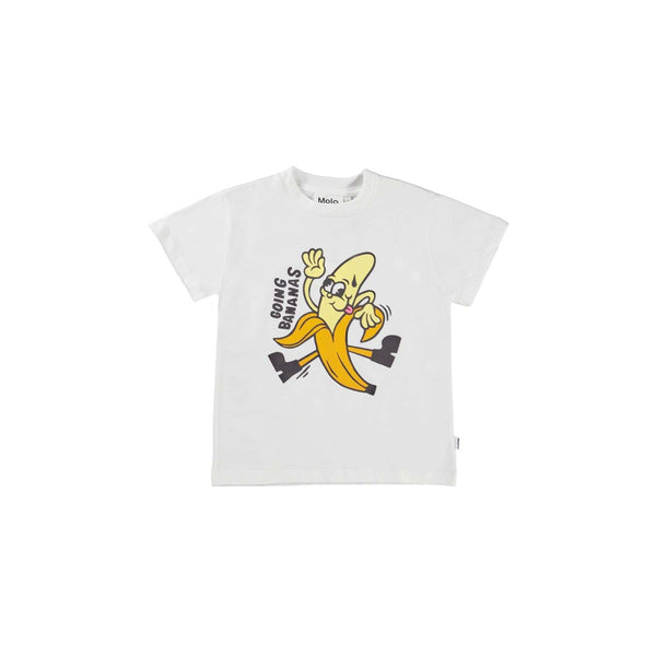 White Organic Cotton Banana T-Shirt