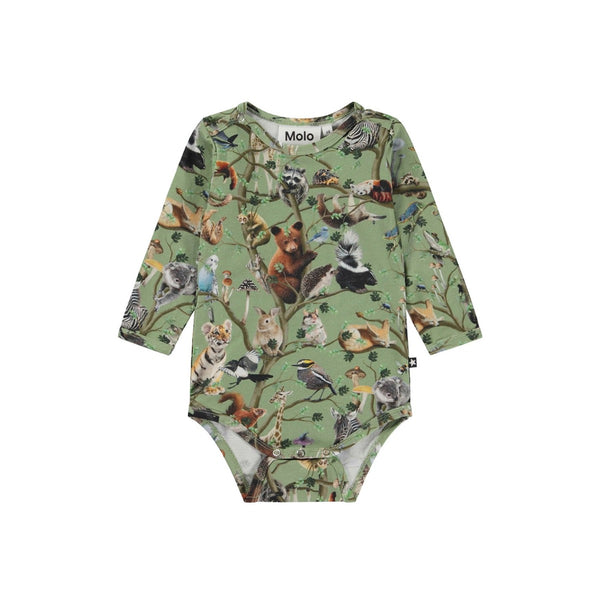 Baby Kids Animals Printed Romper