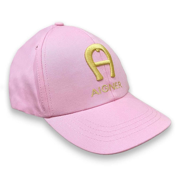Girls Pink Embroidered Logo Cap