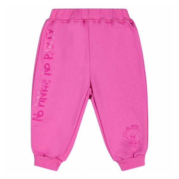 Pink Printed Joggers