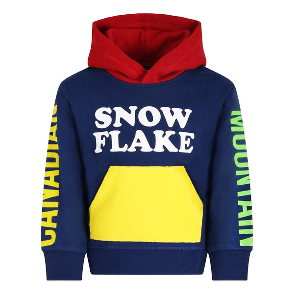 Colour-Block Logo Hoodie