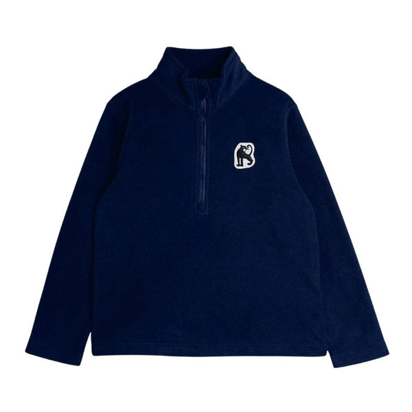 Boys Blue Microfleece Zip-Up Sweatshirt