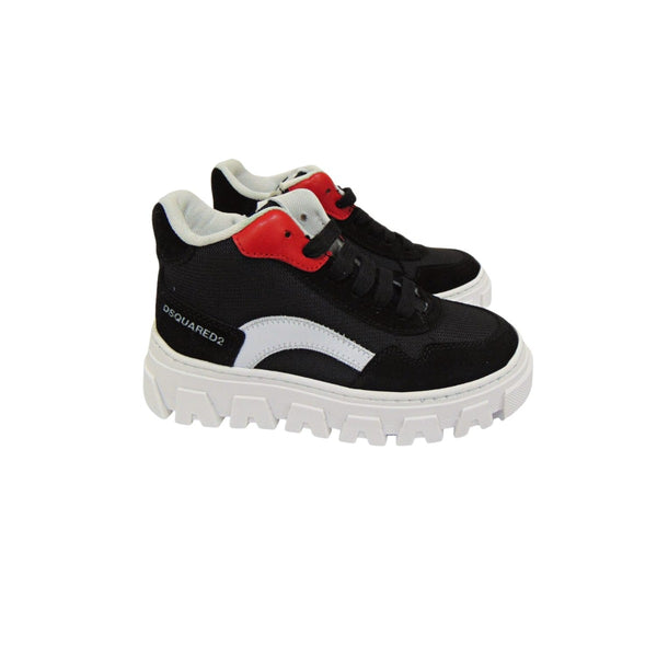Black Canva Shoes For Boys