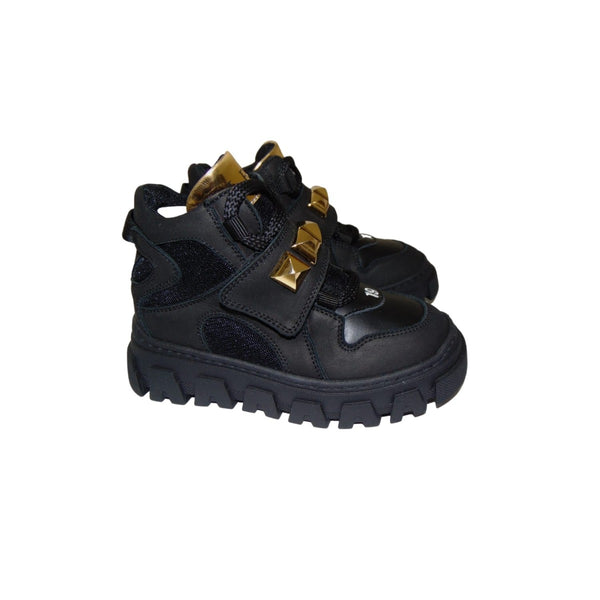 Black Logo Boots For Girls