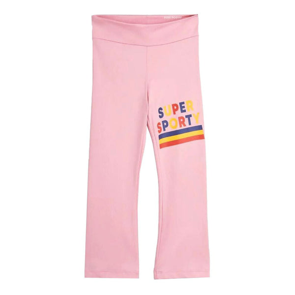 Girls Pink Super Sporty Leggings