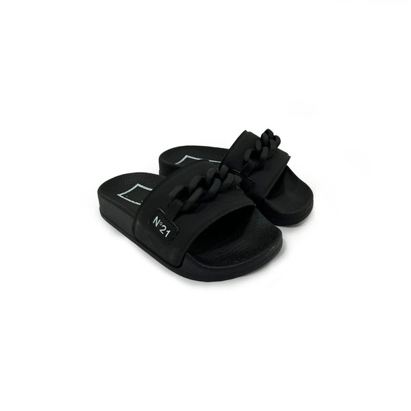 N21 Kids Girls Chain Link Detail Sandals