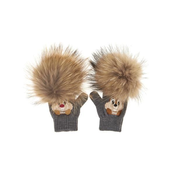 Kids Wool Hand Gloves By Monnalisa