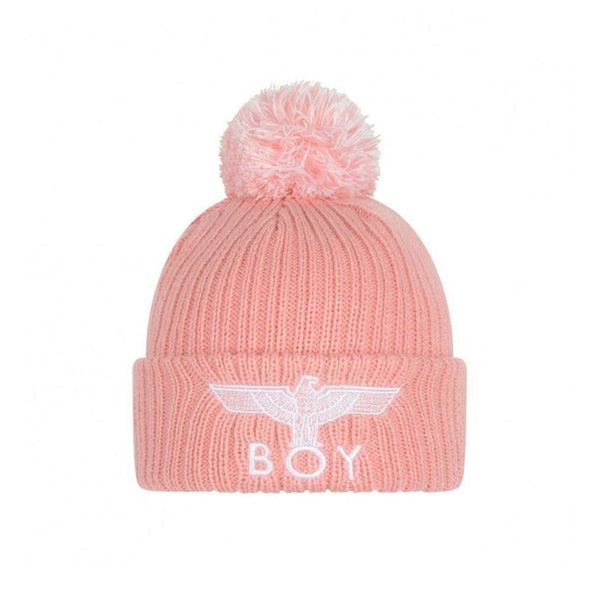 Eagle Beanie Kids - Pink & White