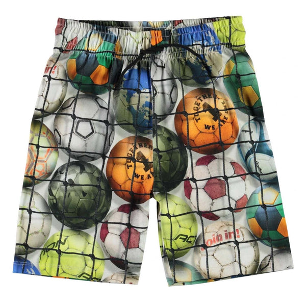Boys Football Print Shorts